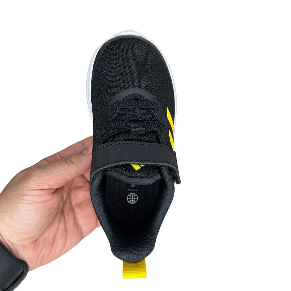Adidas FortaRun Baby Boys Sneakers Size 6K Wide Width Black Lightweight & Comfy - Picture 5 of 16